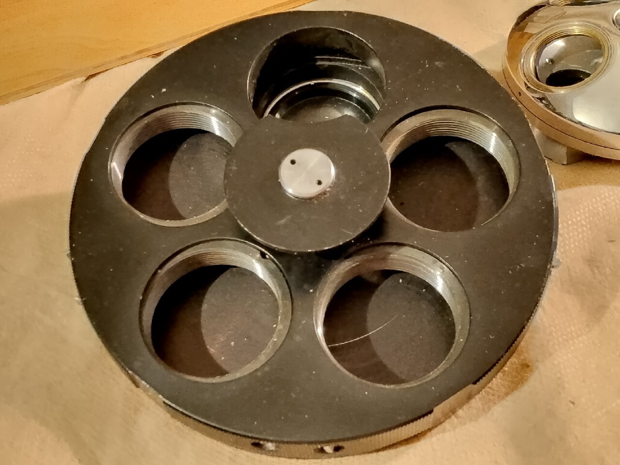 Zdjęcie części mikroskopowej PZO KFL microscope condenser